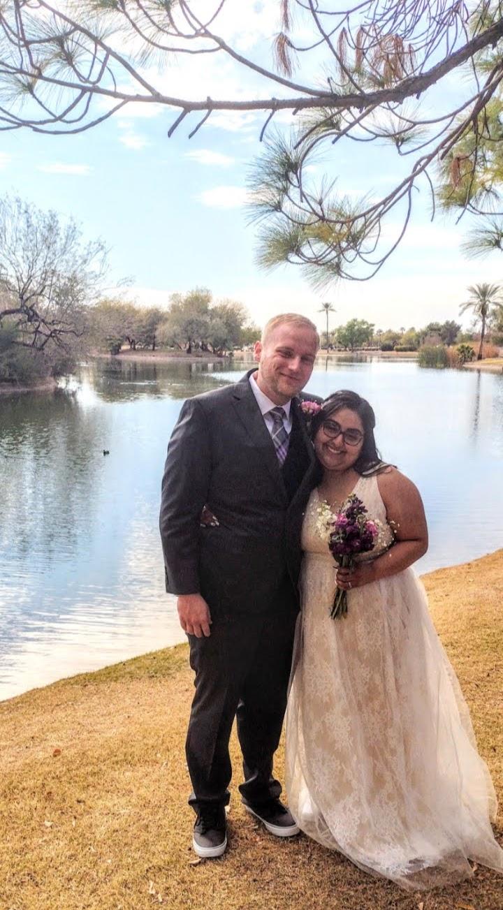  Tempe Lakeside Elopement Wedding